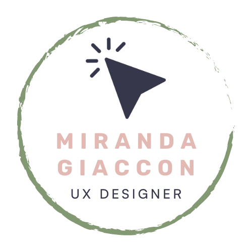 Logo Miranda Giaccon UX Designer, un cursore che clicca