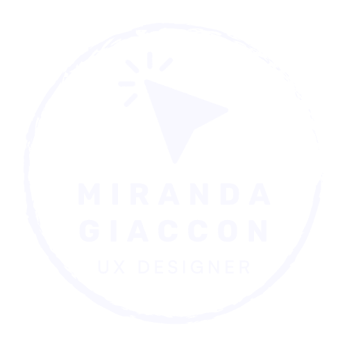 Logo Miranda Giaccon UX Designer, un cursore che clicca
